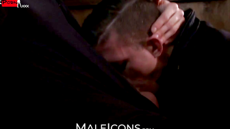 Anal Fever - Ty Rodrick & Alexxxnder Throat-Fucked by Beast Man in Bathroom