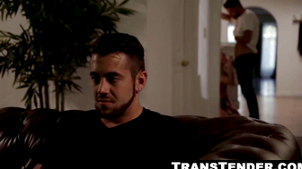 Exclusive Hotel Room Blowjob and threesome with Adoring Fan