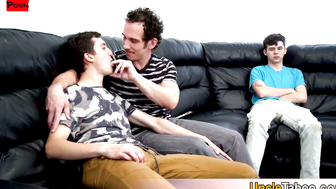Three's Company - Two Hot Guys Fucked By Their Roommates