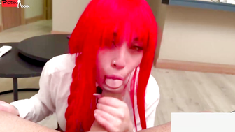 Makimas Wildest Fantasy Cumming 2x in a JawDropping Cosplay Sex Session  Sloppy Blowjob, Cowgirl Ride of Your Life!