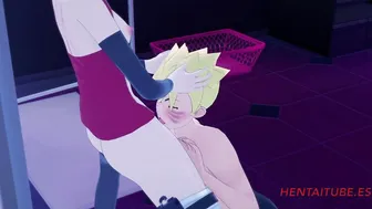 Boruto Animated - Boruto Fucks and lick Saradas Vagina