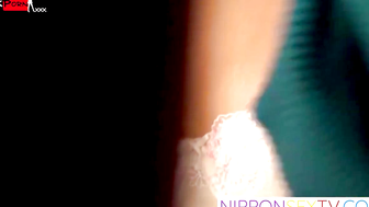 Japanese babe's homemade session leads to explosive orgasms