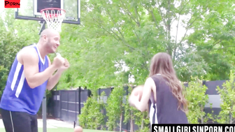 Sneaky Seductress Sia Wood Drives Me Wild on the Court Before Taking Me Home for a XXX Slam Dunk