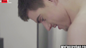 My Dads Dirty Secret Stepson Seduces Stepfather with a Scorching Morning Blowjob