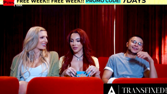 Trans Sex - Passionate Threesome With Three Hot Trannies Fucking Hardcore