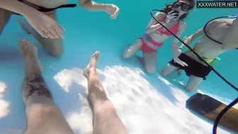 UnderWater Passion - Hot Couple Fucks Under The Waves While Filming For Pornhub