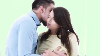 Teeny Couple - Huge dick for skinny perky 19 year old Klara