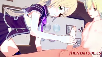 Genshin Impact Cartoon - Fischl Rough Sex two-two