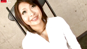 Innocent Japan Cutie Reina Mizuki Swallows Cock Like a Pro.