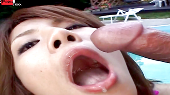 Outside Public Thai Girl Fucked Hard by 3 Guys - Hot Asiana Slut Gets Facial