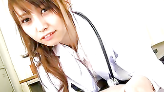 STUNNING JAPANESE NURSE EBIHARA ARISA GETS ANXIOUSLY STUFFED BY UNCOUTH PATIENT