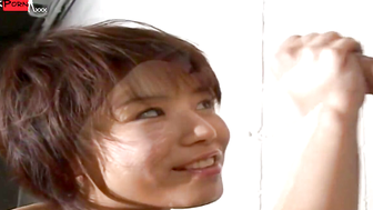 Mai Harunas Lingerie Seduction A Double Blowjob and Handjob Delight