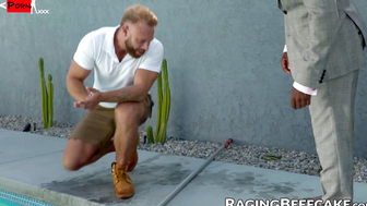Intense Rivalry Ignites Sizzling Backyard sesso Braxton Cruzs Spectacular FallingOut with Handsome Pool Boy Brogan