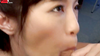SLim Sara Yurikawa Unleashes Torrent of Pleasure Insatiable AsianBombshell Devours Cock with Fierce Passion