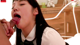 Tokyo college girl Gets Sandwiched In A Wild Threeway