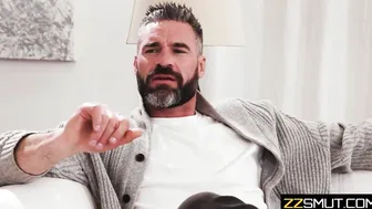Fake dad is interviewing babysitter