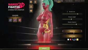 Nude Fighter 3D [SFM Animated game] wretsling mixed sex fight with monstrous