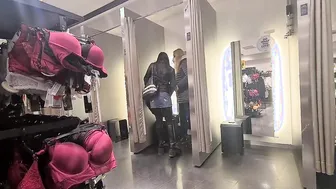 Milena-Sweet 3 into the locker room - almost caught
