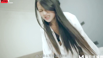 Delivery Overload Asian Cutie Craves massive package in her narrow Bod