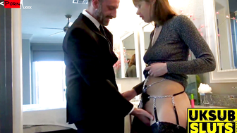 UK Sub Sluts - Passionate Couple's Deep Throat Blowjob & Anal Fuck with Pascal White