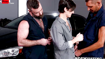 UNBELIEVABLE PAIN Aiden Ward Gets Fisted by Wrex Wylde and Wolfie Braden Shaw