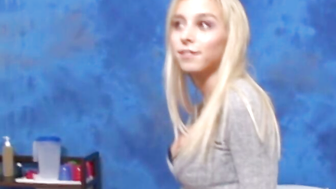 Sultry Blonde Sensation Morgan Layne Takes ON Multiple Dicks