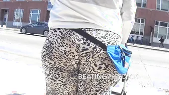 SHAKING THAT AZZ FOR THE CAMERA
