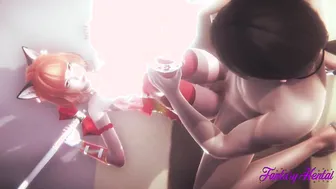 Card Captor Sakura - Sakura into Plowed and jizzes in her vagina
