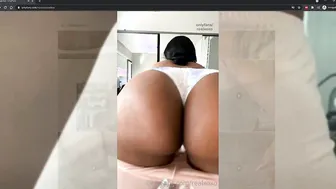 ms l view thru shorts striptease