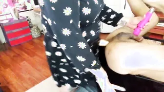 Miss.cfnm sph Pegging anal sub screwed dildo w strap on