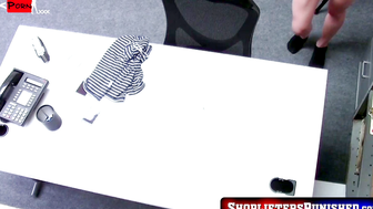 Office Roleplay - Naked Striptease & Sex with Officer Recklessness