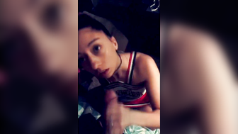 American Dream Seductive Student Squirts Juicy Load on Coachs Face