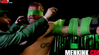 LEPRECHAUNS Lusty Lair Hairy Beefcake Colby Jansen BUSTED and BLOWN BY A GREEN GOD