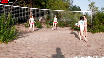 HOT BEACH VBALL PLAYERS SMOKIN HOT ON AND OFF THE COURT