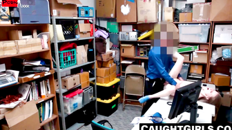 Tiny Tease Caught RedHanded by Big Dick Cop Catarina Petrovs Sizzling Heist