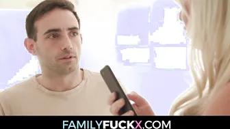 Big Boobed London River Fucks Her Stepson After He Takes Her