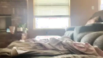 Watching porn ride and toying
