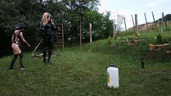 Cutie gothic dom trains her tgirl horseman pt1 HD