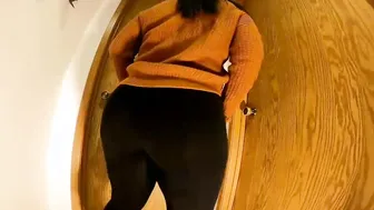 Gigantic Booty Milf Sheer Ebony Pants