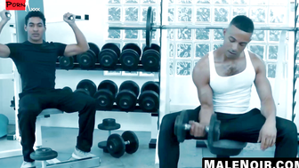 Sex Fitness - Hot & Bothered Couple's Intense Workout Session Turn into Passion