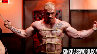 Insatiable Alexa Scout Devours Davin Strongs Monster Cock in Raw Rope Bondage BDSM