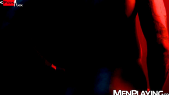 UNLEASH THE Beast Rocky Vallarta SLAVES Tony DAngelos Rock Hard Cock Through a GLORY HOLE