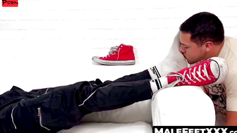 The Foot Fatale Diablos Seductive Step Game Turns Dan E into a Mindless Slave
