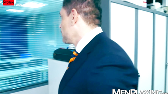 Office Role Play Scenario Turned Erotic with Hunk Rodriquez & Manager