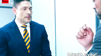 Office Role Play Scenario Turned Erotic with Hunk Rodriquez & Manager