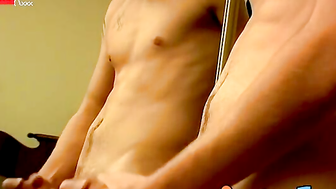 Straight to the Point Handsome Young Stud Bangs Himself into a Mesmerizing Mess