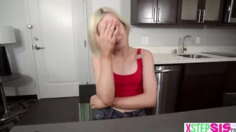 19 Year Old stepsister Minxx Marii inside deep debt needed cash badly from guy