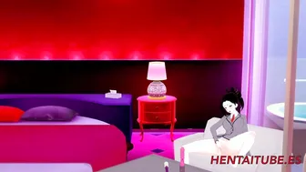 Boku No Hero Anime 3D - Momo Yoyorozu Fingers and Squirt -