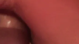 Close up anal plowed