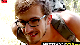 Wildwood Threesome - Three Hunks Fuck Hard In The Woods